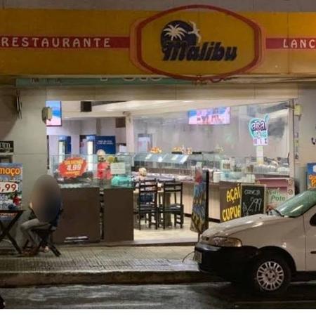 Restaurante Malibu, em Campina Grande (PB), onde duas crianças negras que tentavam vender doces foram agredidas e expulsas - Divulgação
