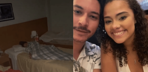 Turistas se deparam com mulher nua dormindo no quarto de hotel deles no RJ
