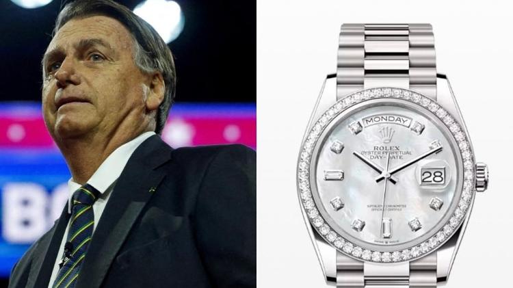 Jair Bolsonaro recebeu um terceiro conjunto de joias da Arábia Saudita; estojo inclui relógio cravejado de diamantes da Rolex