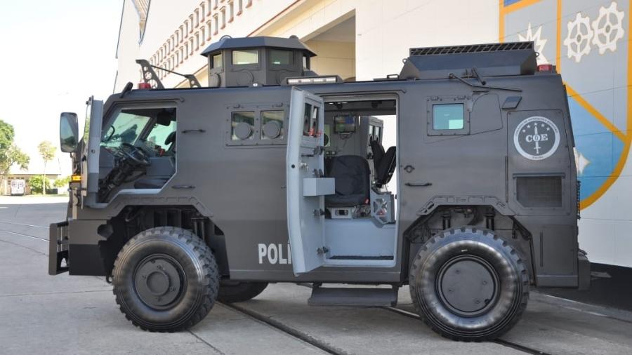 Blindado do Bope do RJ; força de operações especiais da PM usou casa de família como centro de operações por 8 meses - Divulgação/PMERJ