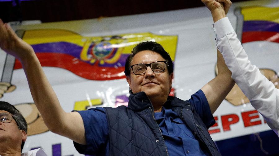 O ex-candidato à presidência do Equador, Fernando Villavicencio