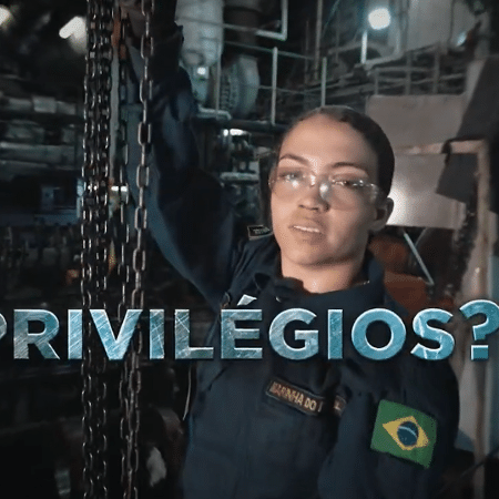 Legenda de vídeo da Marinha questiona "privilégios" - Reprodução - 1º.dez.2024/Twitter/Marmilbr