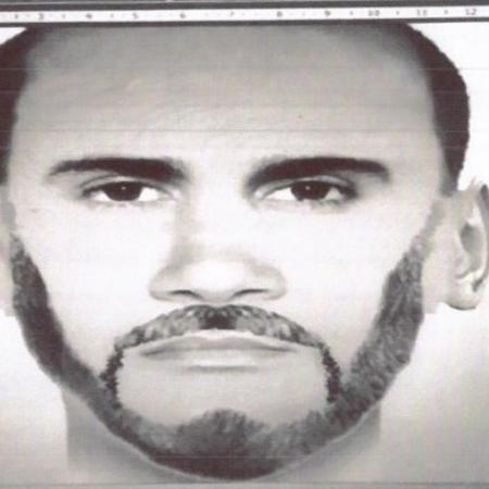 Retrato falado do suposto assassino de Genilda que levou polícia a indiciar homem errado por crime Retrato falado do suposto assassino de Genilda que levou polícia a indiciar homem errado por crime