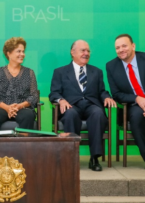 O ex-presidente (ao centro) está com 85 anos - Roberto Stuckert Filho/ Presidência