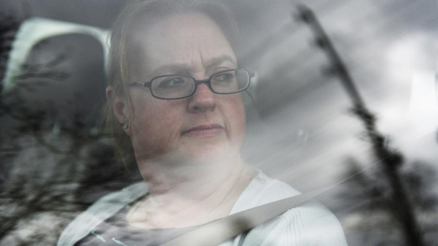 A motorista do aplicativo Uber, Margaret Bordelon, vítima de agressão sexual por parte de um passageiro nos EUA - Callaghan O"Hare/Reuters