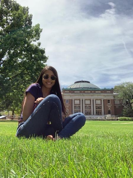 A estudante Flávia Batista, aluna de pós-graduação nos Estados Unidos - Arquivo pessoal - Arquivo pessoal