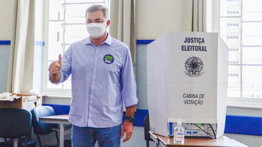 Gean Loureiro (DEM) foi reeleito como prefeito de Florianópolis - EDUARDO VALENTE/ISHOOT/ESTADÃO CONTEÚDO