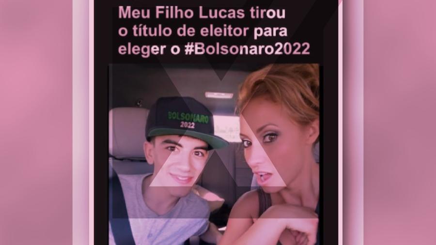 1º.abr.2022 - Suposta imagem de apoio a Bolsonaro é um meme com ator pornô - Projeto Comprova