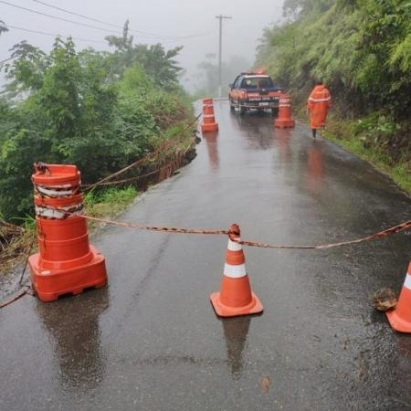 Chuvas em Ubatuba deixaram 63 desalojados - Reprodução/Prefeitura de Ubatuba