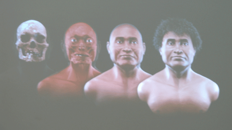 Rosto do 'Homem de Lagoa Santa' revelado em 3D
