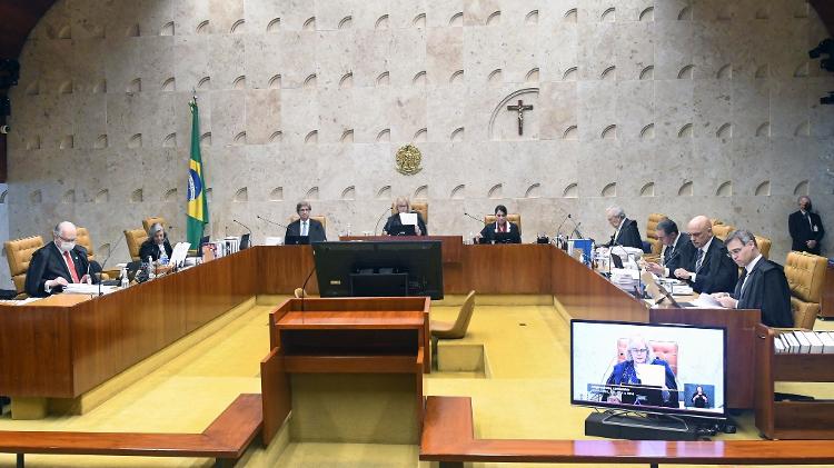 Moraes na sessão de 15 de dezembro de 2022, no plenário do STF