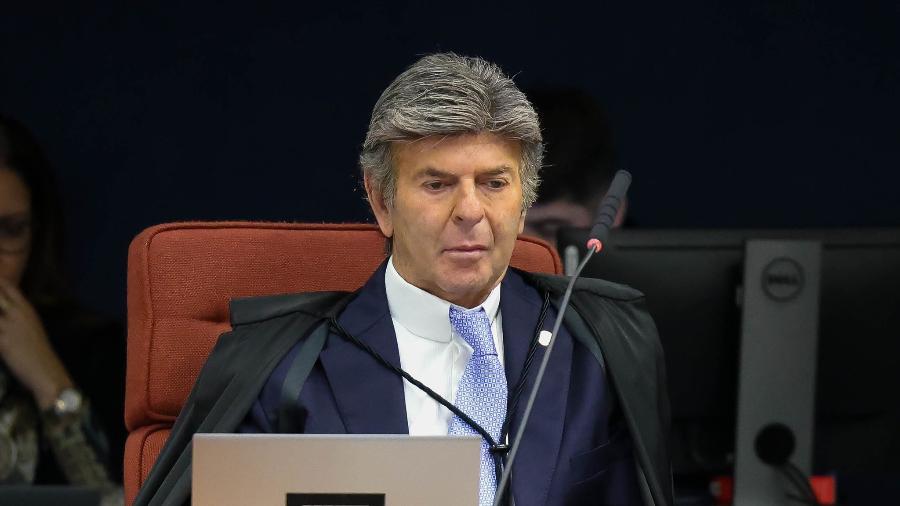 O ministro do STF Luiz Fux durante interrogatórios dos réus da trama golpista O ministro do STF Luiz Fux durante interrogatórios dos réus da trama golpista
