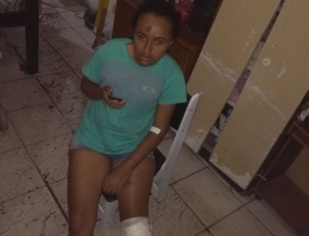 Jussara Araújo de Souza, 23, escapou de ser atingida pelo metrô ao ser empurrada para os trilhos na estação Conceição, zona sul de SP - Arquivo pessoal