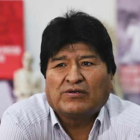 Ex-presidente da Bolívia Evo Morales; ele acompanhará as eleições de Buenos Aires, na Argentina, onde está refugiado - STRINGER