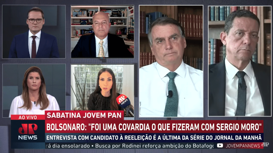 Entrevista de Jair Bolsonaro à Jovem Pan - Reprodução de vídeo