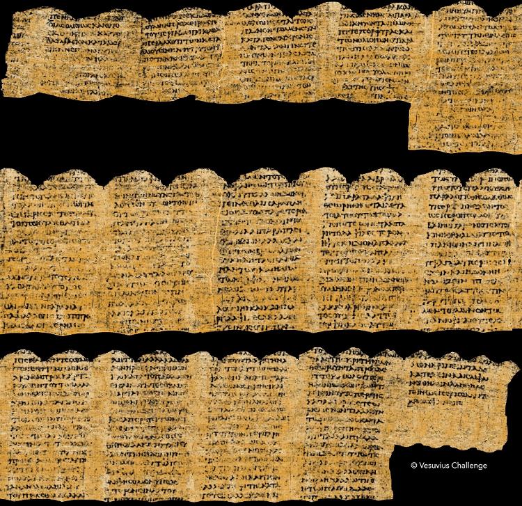 Texto de pergaminho, que estava desaparecido há mais de 2.000 anos