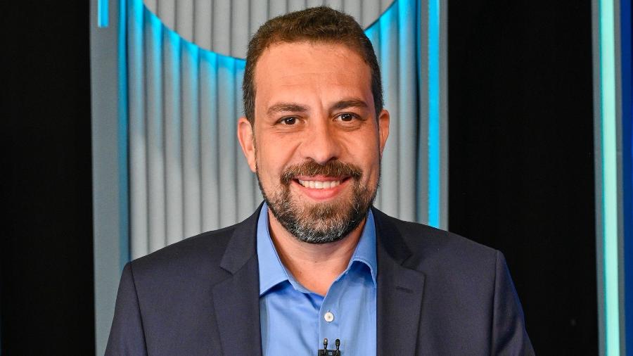 O candidato à Prefeitura de São Paulo Guilherme Boulos (PSOL) em debate da TV Globo - Bob Paulino/TV Globo