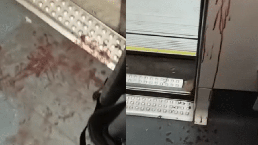 Sangue em vagão de trem da Linha 5-Lilás - undefined