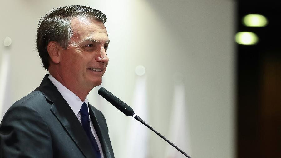 Presidente Jair Bolsonaro fala durante cerimônia de formatura no Instituto Rio Branco - Marcos Corrêa/PR
