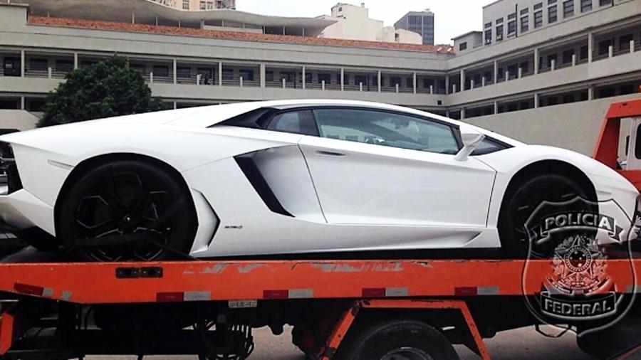 Lamborghini de Eike Batista apreendida pela Lava Jato será leiloada no Rio - Reprodução/Polícia Federal