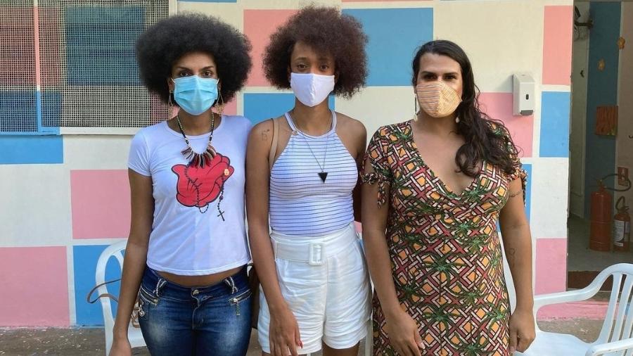 Covereadora de São Paulo Carolina Iara (esquerda), vereadora Erika Hilton (centro) e covereadora Samara Sosthenes (direita). Parlamentares do PSOL foram vítimas de ataques nos últimos dias - Reprodução/Instagram