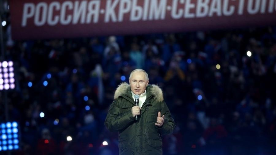 As movimentações das tropas russas foram importantes, mas muitos em Moscou duvidam que o presidente Putin pretendia uma escalada maior - Getty Images