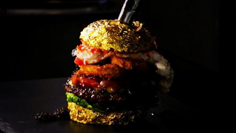 Hambúrguer mais caro do mundo tem ouro, caviar e carne nobre - Reprodução/Instagram
