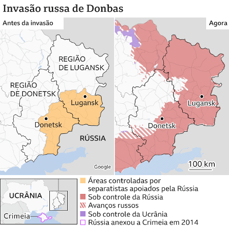 Invasion of Ukraine - Reproduction/BBC - Reproduction/BBC