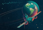 Conexão que vem do espaço: como funciona a internet via satélite? - Guilherme Zamarioli/Arte UOL