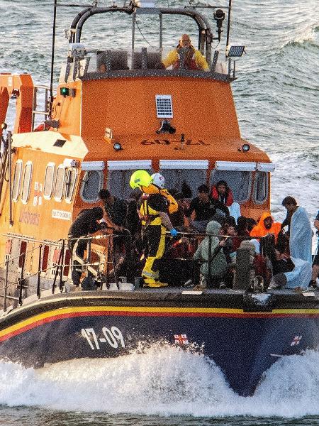 Imigrantes resgatados na Europa