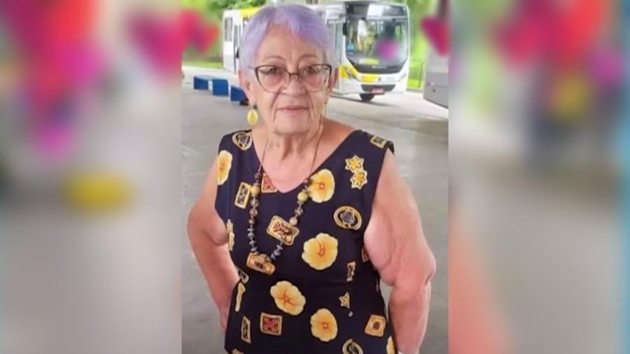 A idosa foi identificada como Cleusa Santos, de 72 anos - Reprodução/Record TV