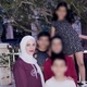 Fatima com os filhos de 3, 12, 8 e 7 anos 