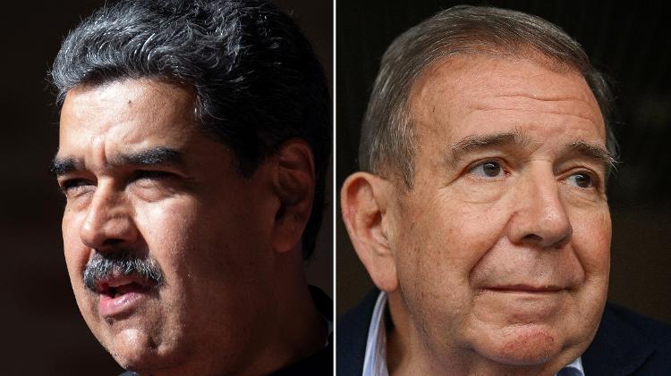 Nicolás Maduro enfrenta Edmundo Gonzalez Urrutia nas eleições venezuelanas