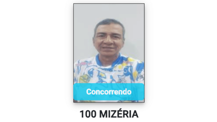 100 Mizéria é candidato a vereador em SP