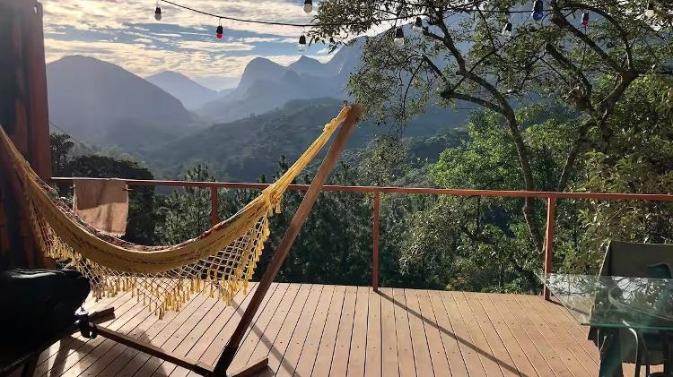 Hospedagem com rede para relaxar Hospedagem com rede para relaxar