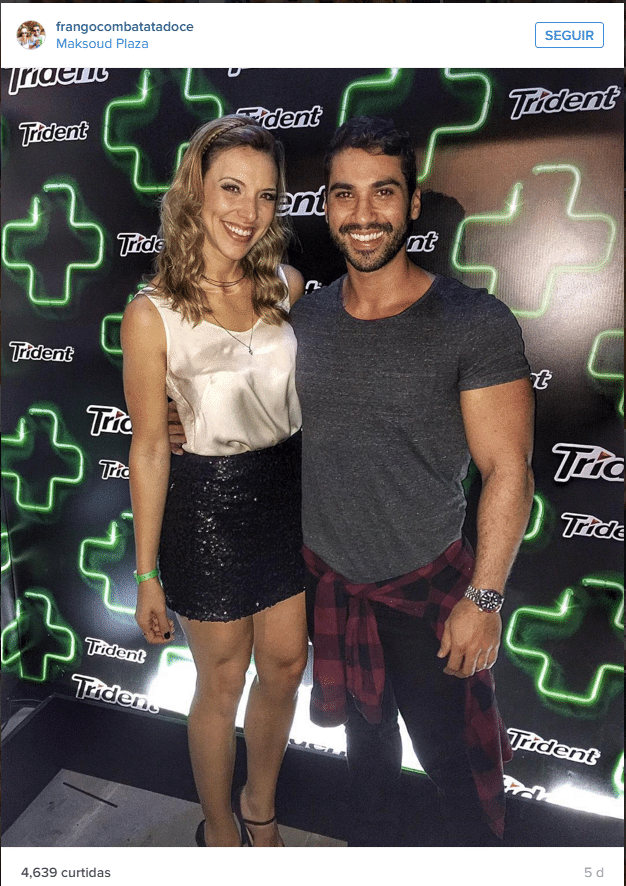 Rodrigo Purchio, 25, e Roberta Pacheco, 24, casal de "marombeiros" do blog Frango com Batata Doce por hobby - Reprodução/Instagram