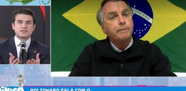 Bolsonaro e André Marinho batem boca após pergunta sobre 'rachadinha'