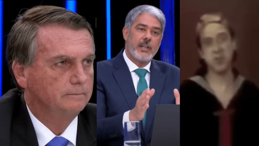 Bolsonaro ironizou correção de Bonner com meme da personagem "Quico" - Reprodução