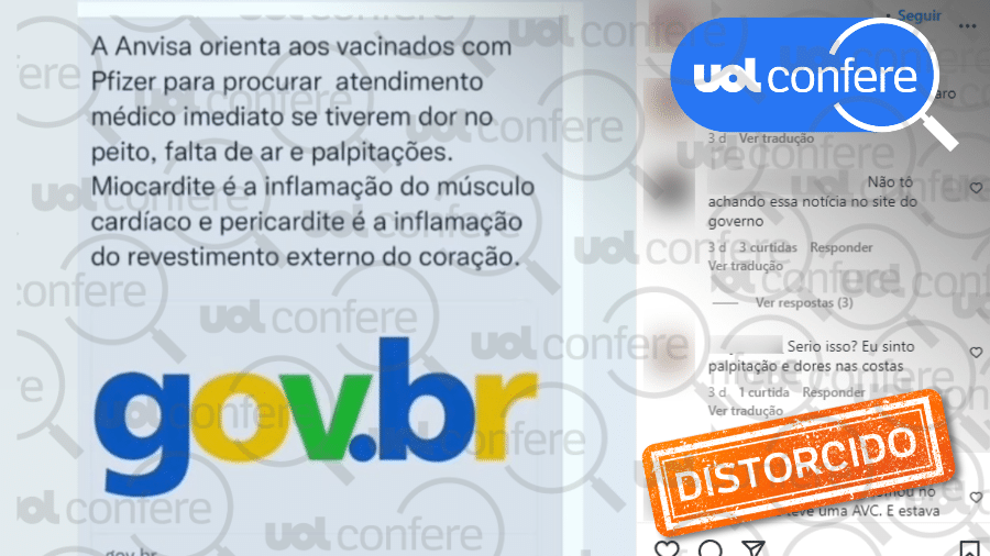 24.mar.2023 - Comunicado foi divulgado pelo órgão em julho de 2021 - Reprodução/Instagram