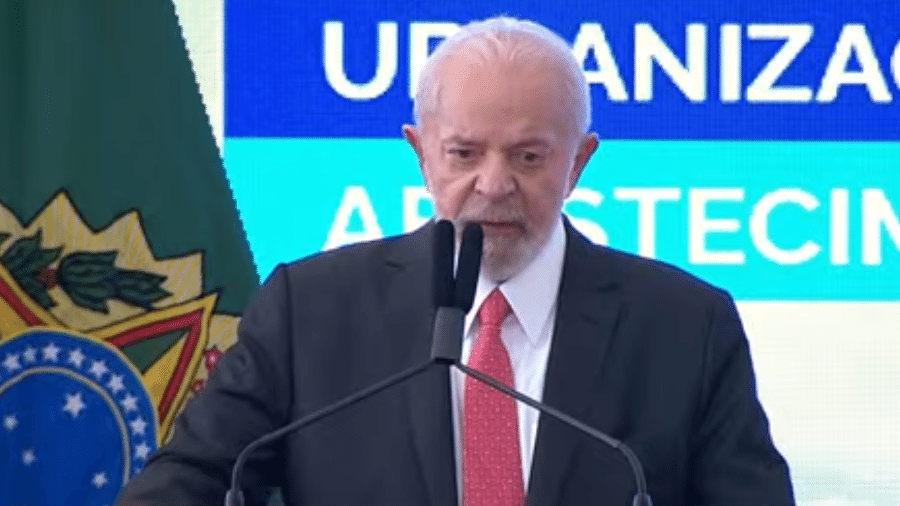 Lula em evento que anunciou investimentos do PAC Seleções - Reprodução - 08.mai.2024/CanalGov