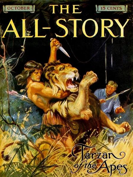 Capa da revista "The All-Story Magazine", Outubro de 1912 Capa da revista "The All-Story Magazine", Outubro de 1912