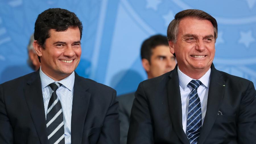 "Agora temos um bom ministro da Justiça, diferentemente de lá no passado", disse Bolsonaro no Paraná - Marcos Corrêa/PR