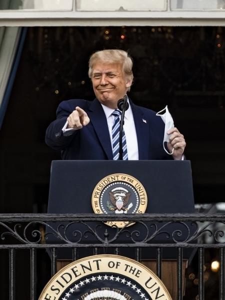 Trump testou negativo em teste rápido realizado por médico da Casa Branca - Samuel Corum/Getty Images/AFP