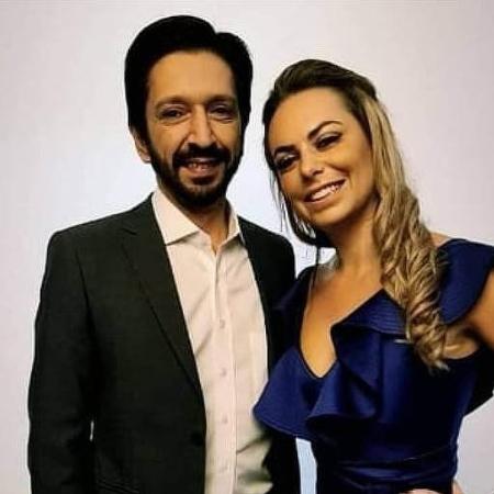 Ricardo Nunes e a mulher, Regina Carnovale, são casados há 27 anos