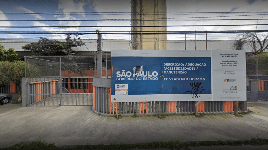 Escola Estadual Jornalista Vladimir Herzog, em São Bernardo do Campo, no ABC paulista