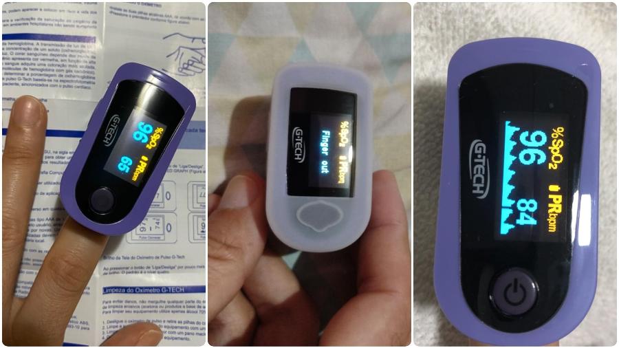 Oxímetro G-Tech mede saturação e frequência cardiáca Oxímetro G-Tech mede saturação e frequência cardiáca