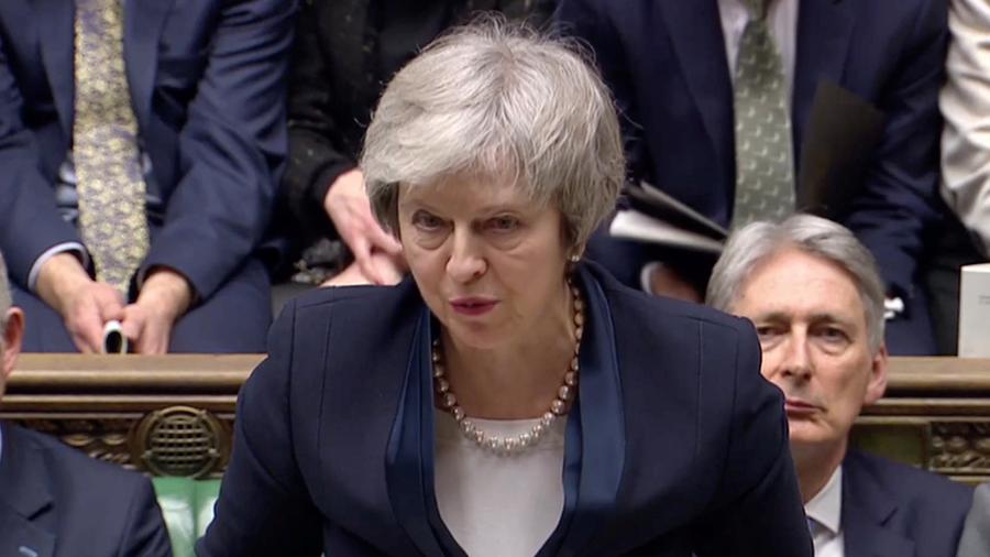O acordo de Theresa May já foi rejeitado duas vezes pelo Parlamento - Reuters