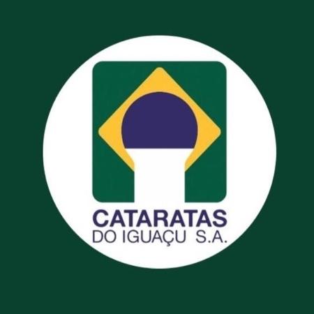Logotipo da concessionária Cataratas do Iguaçu S/A foi ironizada por internautas - Reprodução/Twitter