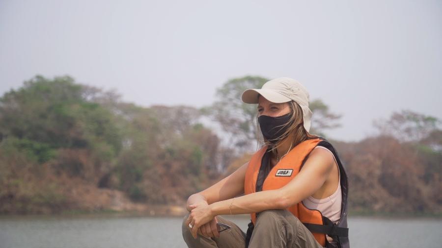 Luisa Mell no Pantanal - Reprodução