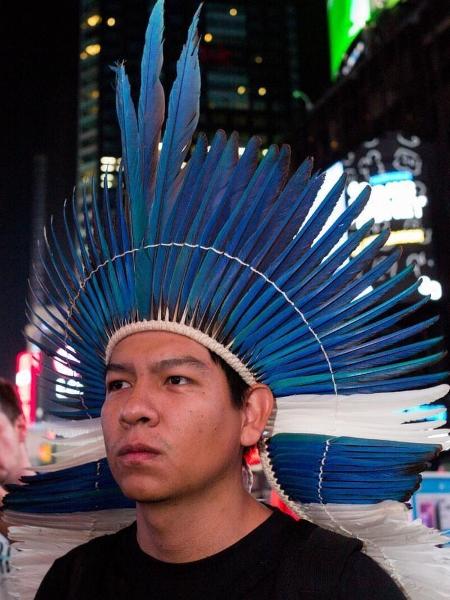 Erick Terena, da Apib e um dos coordenadores do Comitê Nacional de Vida e Memória Indígena. - Apib